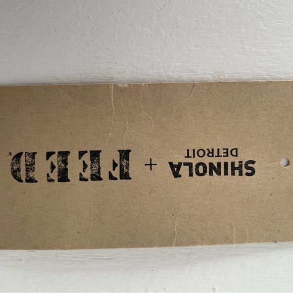 Limited Edition Shinola + FEED Sunset Orange Canvas Tote with Tan Leather Trim - Picture 8 of 11